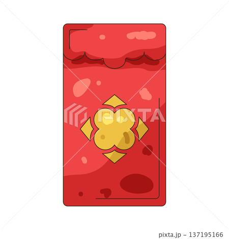 Illustration of red envelope Illustration of red envelope 137195166