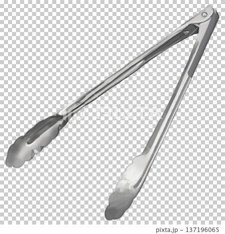 一張張開的鉗子的插圖。寫實風格。 137196065