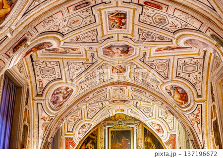 Vasari chapel in St Anna dei Lombardi church, Naples, Italy 137196672