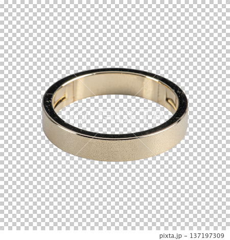 Sleek gold bracelet with minimalist design, perfect for adding elegance to any outfit. smooth finish and simple style make it versatile accessory for various occasions 137197309