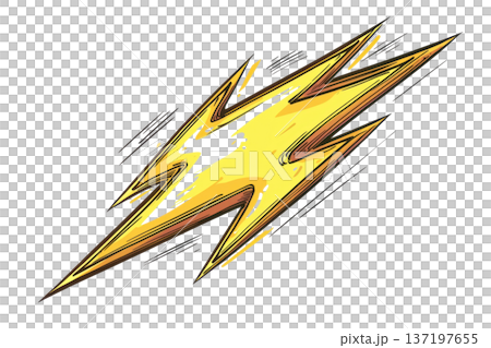 Vibrant lightning bolt illustration showcasing dynamic energy and power in bold colors, perfect for creative projects and abstract designs. Vibrant lightning bolt illustration showcasing dynamic energy and power in bold colors, perfect for creative projects and abstract designs. 137197655