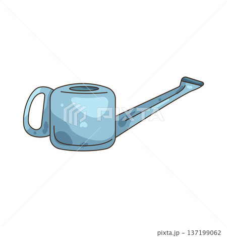 Illustration of watering can Illustration of watering can 137199062