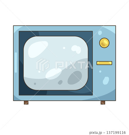 Illustration of old tv 137199116
