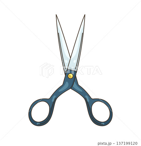 Illustration of scissors   137199120