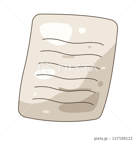 Illustration of paper Illustration of paper 137199122
