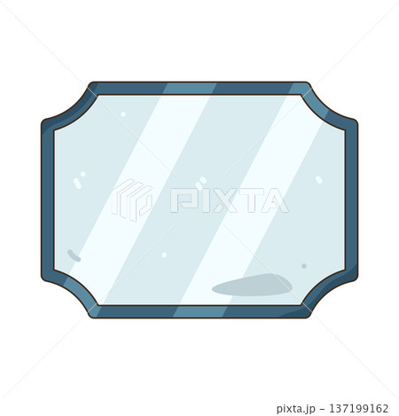 Illustration of mirror Illustration of mirror 137199162