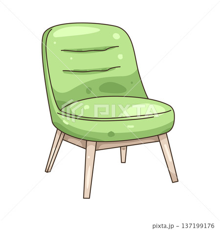 Illustration of chair 137199176