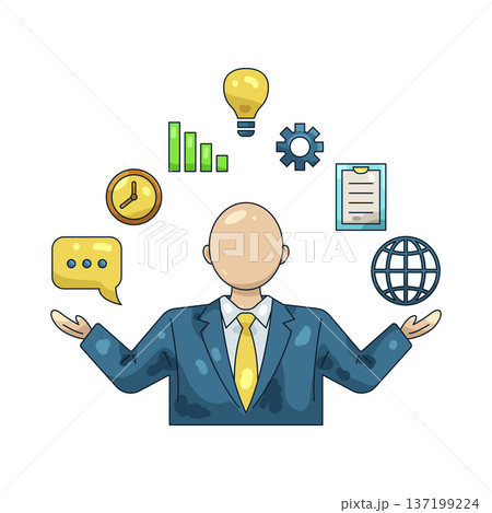 Illustration of expert Illustration of expert 137199224