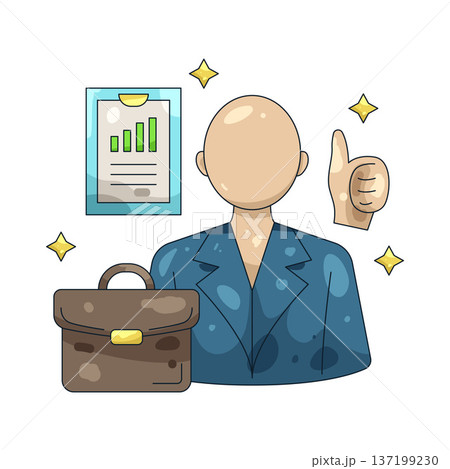 Illustration of expert Illustration of expert 137199230