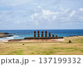 アナケナ・ビーチ、アフ・ナウナウ、イースター島2025年11月 137199332