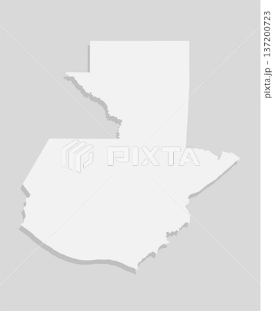 Map Guatemala, template American outline country 137200723