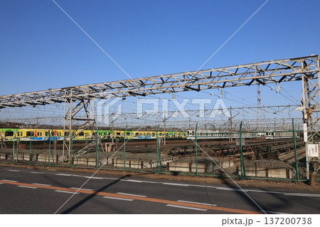 東武鉄道森林公園電車基地の風景 137200738