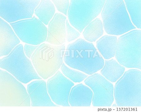 ふわふわのステンドグラス風イラスト 137201361