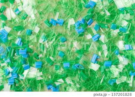 Plastic waste fragments causing environmental pollution and recycling issues Plastic waste fragments causing environmental pollution and recycling issues 137201828