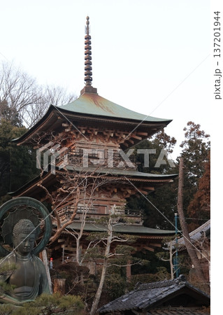 吉見観音 安楽寺三重塔 137201944