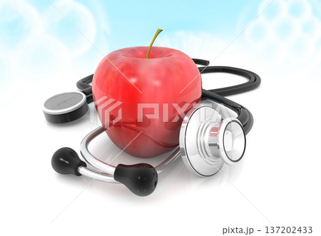 Stethoscope with apple 137202433