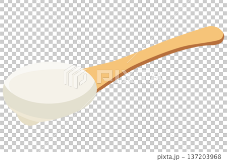 木匙盛裝的原味優格 | 腸道健康、發酵食品、健康飲食概念 木匙盛裝的原味優格 | 腸道健康、發酵食品、健康飲食概念 137203968