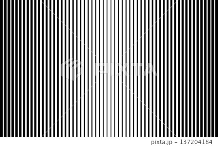 Halftone Vertical Lines Pattern. Black and White Texture. 137204184