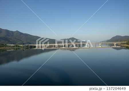 Han River bike path Han River bike path 137204649