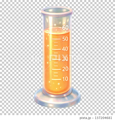 一個輪廓鮮明的量筒 137204681