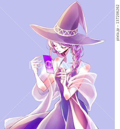 魔法使い　タロットカード 137206262