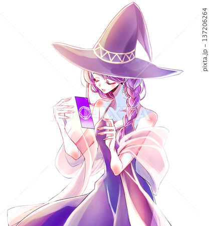 魔法使い　タロットカード 137206264