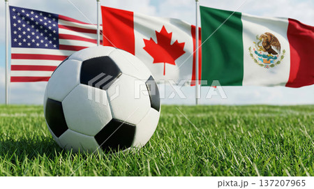 North america hosts soccer world cup 2026. North america hosts soccer world cup 2026. 137207965