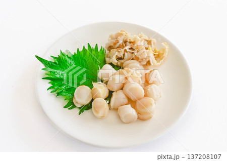 生食用アズマニシキ貝 137208107