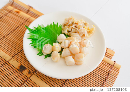 生食用アズマニシキ貝 137208108