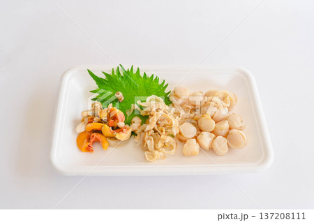 下処理したアズマニシキ貝 下処理したアズマニシキ貝 137208111