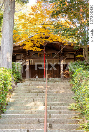 京都 東山泉涌寺 来迎院 三寶大荒神堂(前田利家が再建) 紅葉のもみじ 京都 東山泉涌寺 来迎院 三寶大荒神堂(前田利家が再建) 紅葉のもみじ 137208486