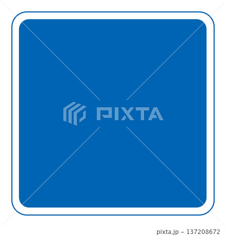 指示標識　無地 137208672