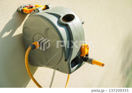 Wall mounted garden hose reel Wall mounted garden hose reel 137209355
