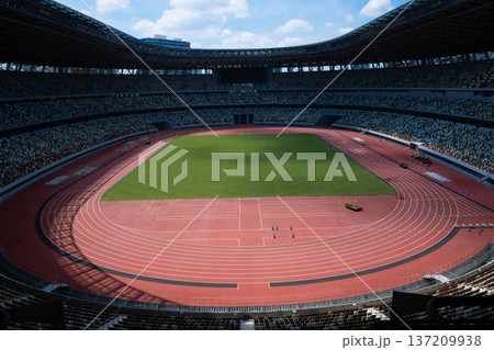 新国立競技場、陸上競技場アリーナ 新国立競技場、陸上競技場アリーナ 137209938
