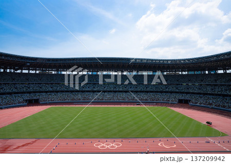新国立競技場、陸上競技場アリーナ 新国立競技場、陸上競技場アリーナ 137209942