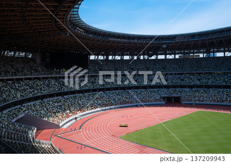 新国立競技場、陸上競技場アリーナ 137209943