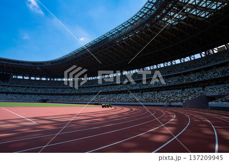 新国立競技場、陸上競技場アリーナ 137209945
