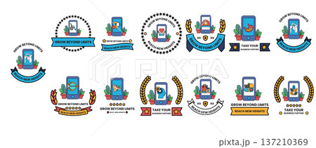 A collection of symbols and emblems for a variety of purposes 137210369