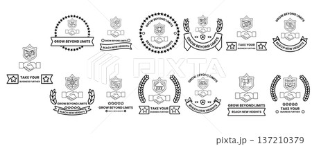 A series of symbols and letters are displayed in a row A series of symbols and letters are displayed in a row 137210379
