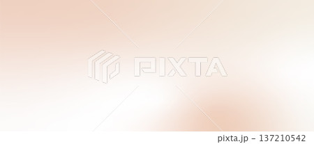 Pink nacre peach and plain cream gradient. Rose gold gradation. Background cosmetic and template neutral pale with horizontal creamy bg. Pattern pink foil and plain light. Vector golden rose backdrop 137210542