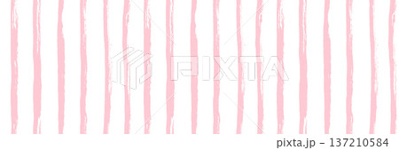 Wave line baby seamless pattern.Pink background with simple rough brush stroke . Vector repeat pattern with blue strikes. Vertical romantic decor, waves seamless bg with handmade design Wave line baby seamless pattern.Pink background with simple rough brush stroke . Vector repeat pattern with blue strikes. Vertical romantic decor, waves seamless bg with handmade design 137210584