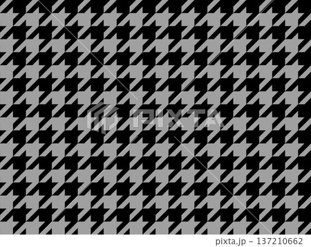 黒の千鳥格子の背景 137210662