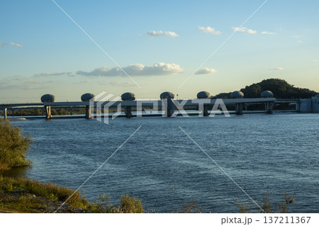 Han River bike path Han River bike path 137211367