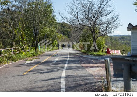 Han River bike path Han River bike path 137211913