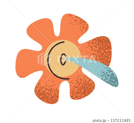 Flower prank toy sticker design Flower prank toy sticker design 137211985