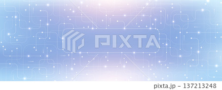 Motherboard technology circuit board background texture design. Creative idea AI banner concept for internet technology. Digital motherboard concept for poster, cover, banner, header, web template 137213248