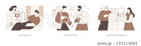 Social responsibility isolated cartoon vector illustrations se Social responsibility isolated cartoon vector illustrations se 137215691