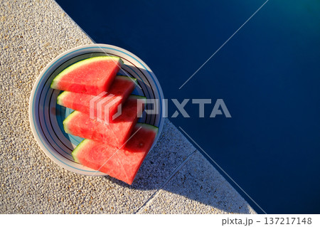 Sweet Watermelon Ready to Eat Sweet Watermelon Ready to Eat 137217148