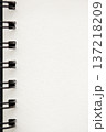 Spiral Notebook Edge Closeup Textured Paper, Vintage Grain And Soft Shadow, Vertical Composition With Visible Coil And Margin, Minimal Workspace Mood Perfect For Planner Mockups, Stationery Design 137218209