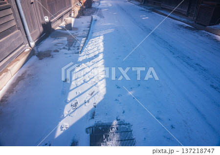 【奈良井宿】雪道【木曽路】 【奈良井宿】雪道【木曽路】 137218747